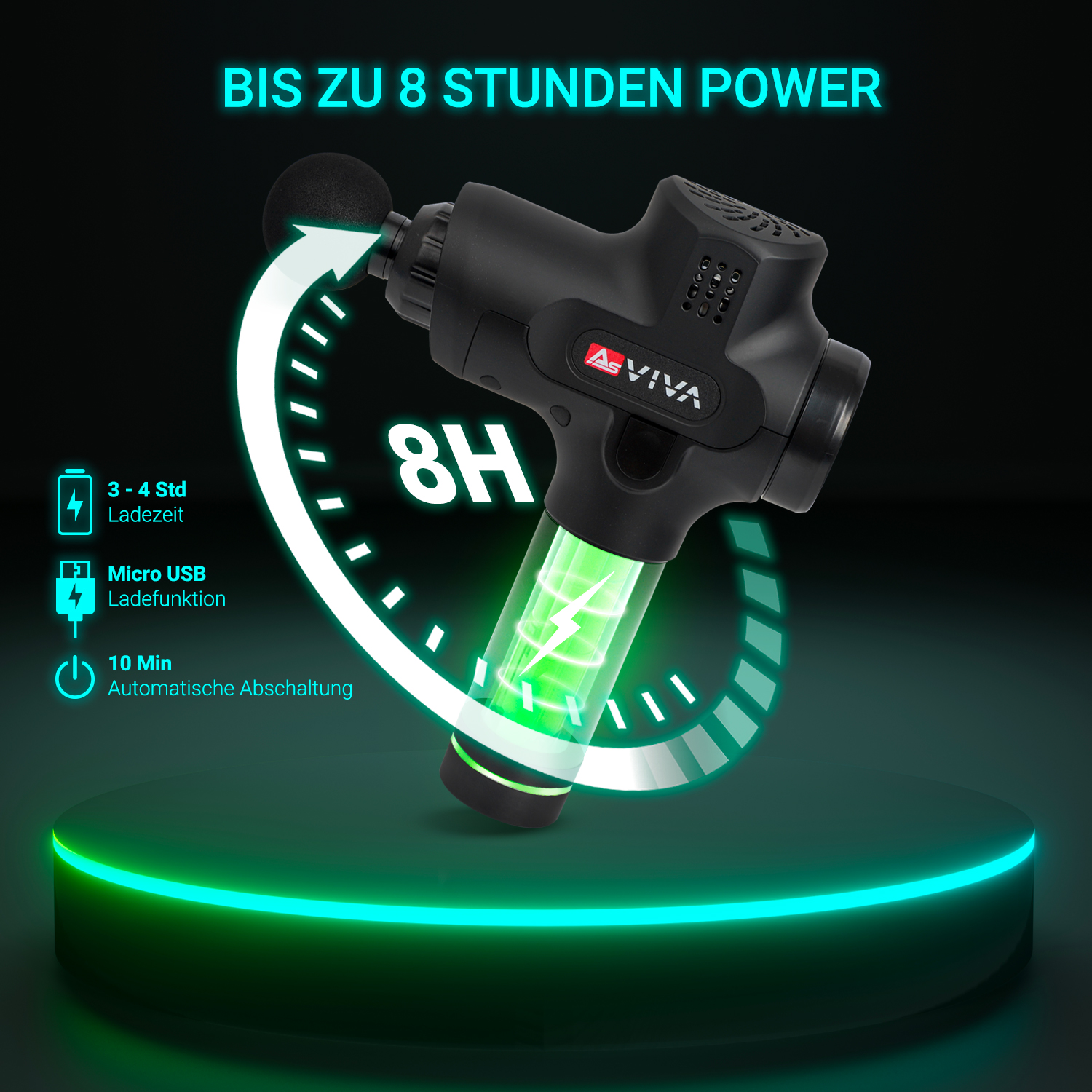 AsVIVA MGN1 Massage Gun Akku 24V 2400mAh Li-ion Ersatzakku AsVIVA MGN1 Massage Gun Akku 24V 2400mAh Li-ion Ersatzakku von AsVIVA