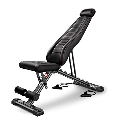 AsVIVA WB2 Hantelbank Klappbar | Verstellbare Hantelbank | Schrägbank | Negativbank & Flachbank | Trainingsbank für Zuhause | Max. 300 kg Belastung | Fitnessbank für Krafttraining & Muskelaufbau AsVIVA WB2 Hantelbank Klappbar | Verstellbare Hantelbank | Schrägbank | Negativbank & Flachbank | Trainingsbank für Zuhause | Max. 300 kg Belastung | Fitnessbank für Krafttraining & Muskelaufbau von AsVIVA