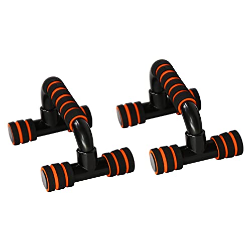 Liegestützgriffe AsVIVA LS1, 2er-Set Liegestütz mit Schaumstoffbezug, Griff rutschfest, Professionelle Push Up Bars für Muskeltraining und Krafttraining Workout von AsVIVA