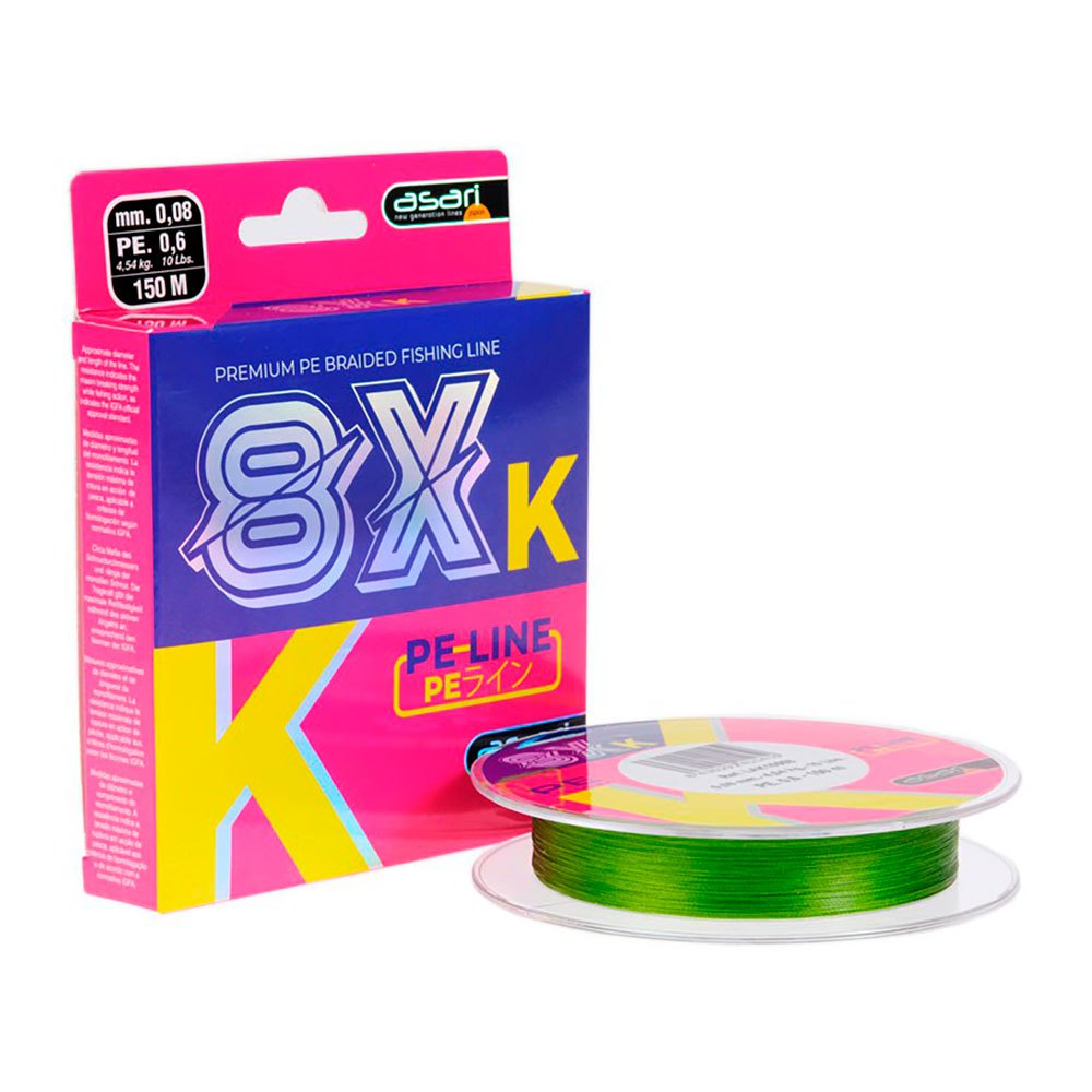 Asari K-8 Pe 8x 3000 M Braided Line Rosa 0.180 mm Asari K-8 Pe 8x 3000 M Braided Line Rosa 0.180 mm von Asari