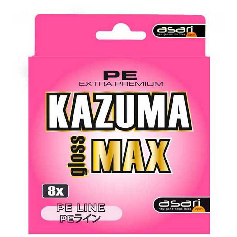 Asari Kazuma Gloss Max 300 M Braided Line Rosa 0.140 mm von Asari