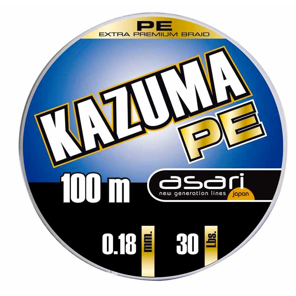 Asari Kazuma Pe Braided Line 100 M Grün 0.200 mm von Asari
