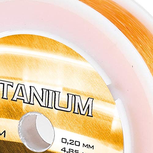 Asari - Titanium Monofilament 300, Orange, Größe 0.200 mm von Asari