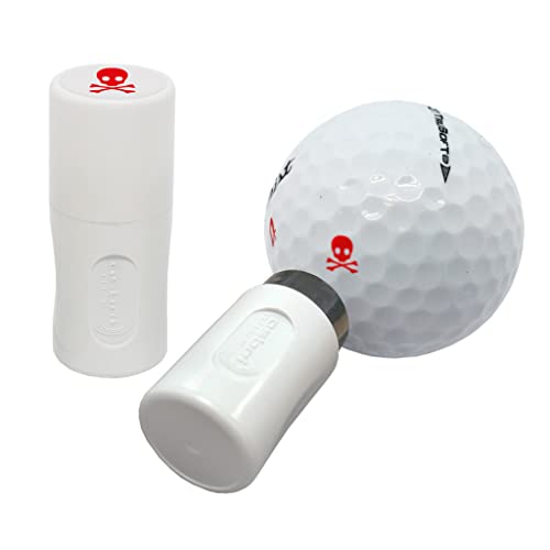 Asbri Golf Skull Asbri Golfball-Stempel, Totenkopf-Design, Rot Asbri Golf Skull Asbri Golfball-Stempel, Totenkopf-Design, Rot von Asbri Golf