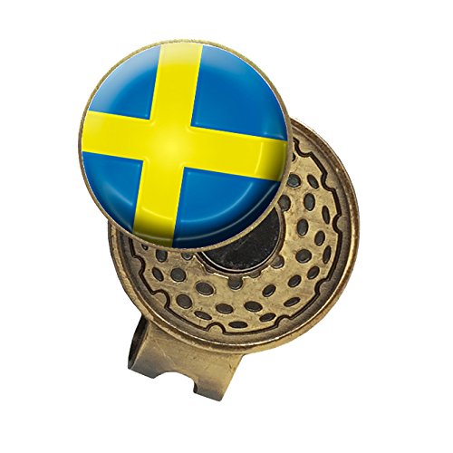 Asbri Golf Sweden Kappen-Clip, Bronze, Nicht zutreffend von Asbri Golf