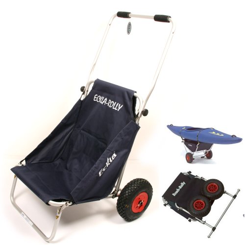 Ascan Eckla Beachrolly, Surfwagen Transport Lehne Sitz Bootswagen Kanuwagen Angelwagen von Ascan