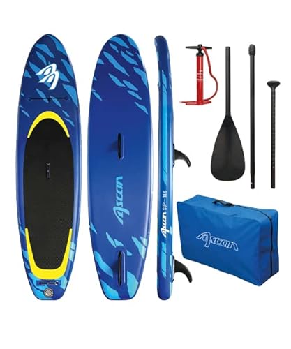 Ascan Wind SUP Board Set 10,6 Allroundboard mit Windsurfoption Windsup kpl. mit 3tlg. Alu Paddel%NEU%, Blau Ascan Wind SUP Board Set 10,6 Allroundboard mit Windsurfoption Windsup kpl. mit 3tlg. Alu Paddel%NEU%, Blau von ASCAN