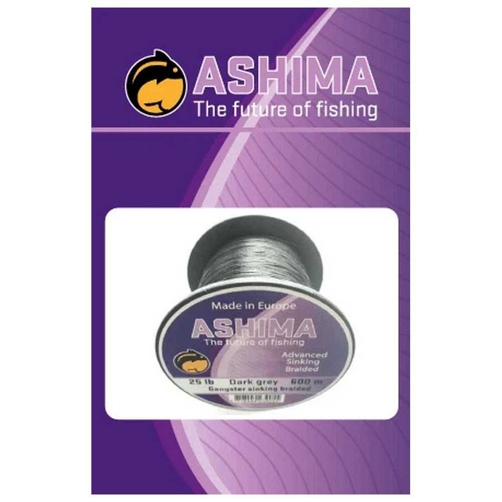 Ashima Fishing Gangster X8 Sink Braided Line 600 M Lila von Ashima Fishing