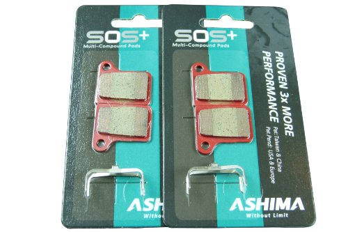 Ashima SOS Pads - Shimano Deore M555 Scheibenbremse, Schwarz, Einheitsgröße Ashima SOS Pads - Shimano Deore M555 Scheibenbremse, Schwarz, Einheitsgröße von Ashima