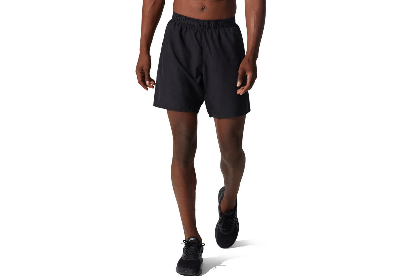 Asics 2-in-1-Shorts CORE 2in1 7in SHORT Men 2011C335-001 weite Laufhosen und Tight Kombination in schwarz von Asics