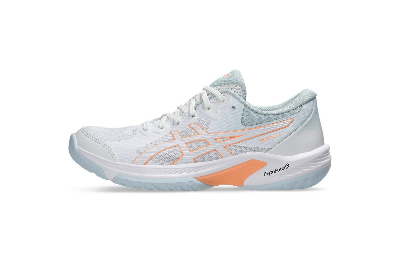 Asics BEYOND FF WHITE/LASER PINK Handballschuh Asics BEYOND FF WHITE/LASER PINK Handballschuh von Asics