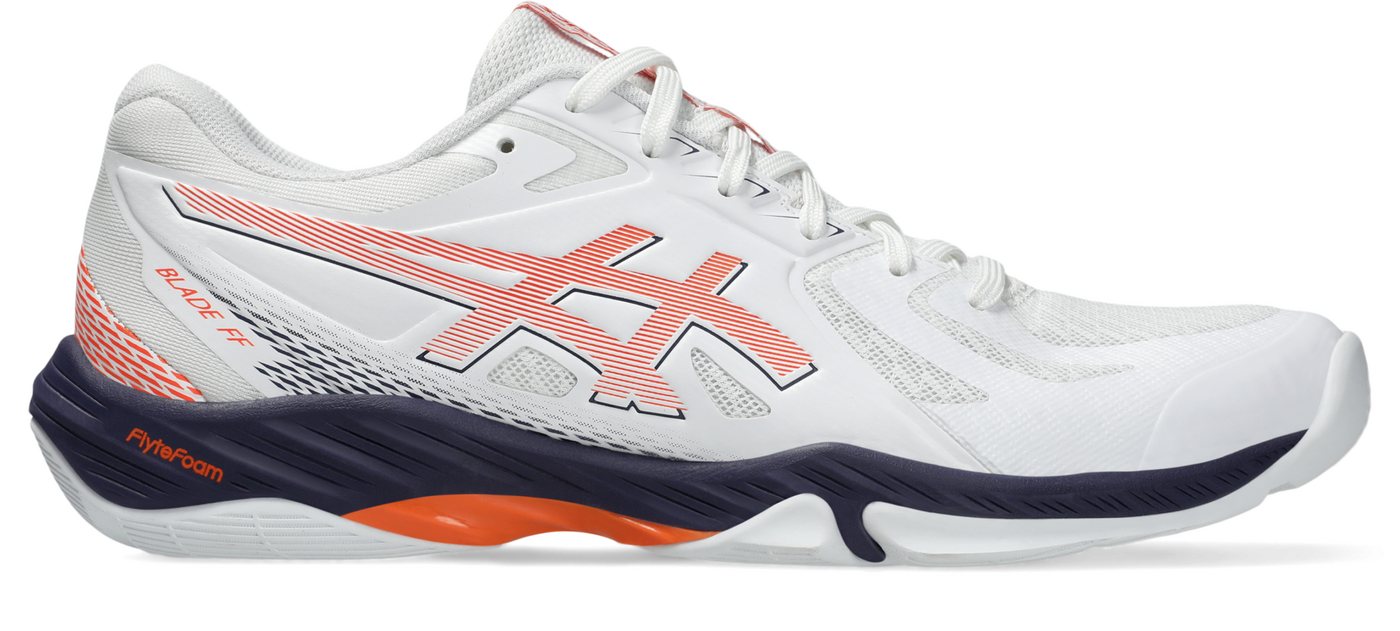 Asics BLADE FF WHITE/NOVA ORANGE Hallenschuh Asics BLADE FF WHITE/NOVA ORANGE Hallenschuh von Asics