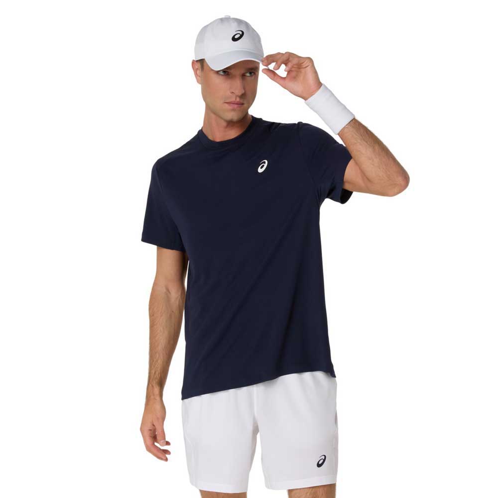 Asics Court Short Sleeve T-shirt Blau M Mann Asics Court Short Sleeve T-shirt Blau M Mann von Asics