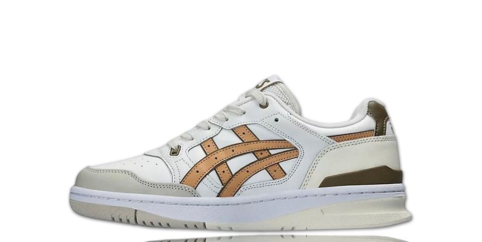 Asics EX89 asics Herren Freizeit-Sneaker WHITE/HONEY BEIGE Sneaker von Asics