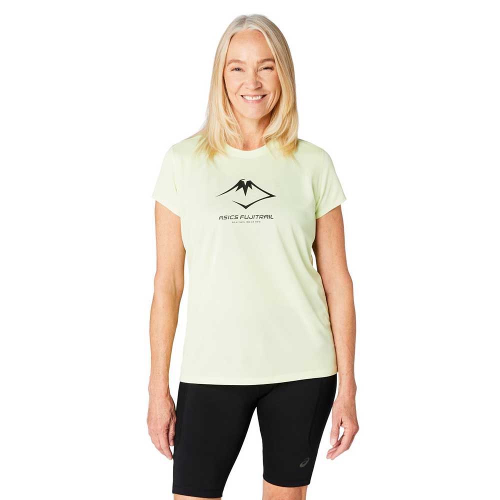 Asics Fujitrail Logo Short Sleeve T-shirt Grün M Frau Asics Fujitrail Logo Short Sleeve T-shirt Grün M Frau von Asics