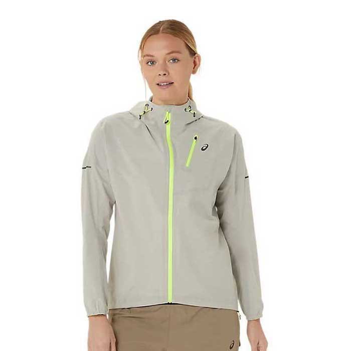 Asics Fujitrail Wp Jacket Beige S Frau Asics Fujitrail Wp Jacket Beige S Frau von Asics