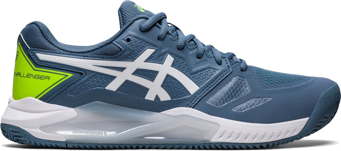 Asics GEL-CHALLENGER 13 CLAY STEEL BLUE/WHITE Hallenschuh Asics GEL-CHALLENGER 13 CLAY STEEL BLUE/WHITE Hallenschuh von Asics