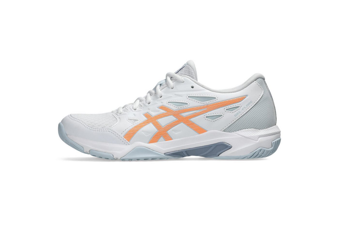 Asics GEL-FLARE WHITE/BLACK Trainingsschuh von Asics