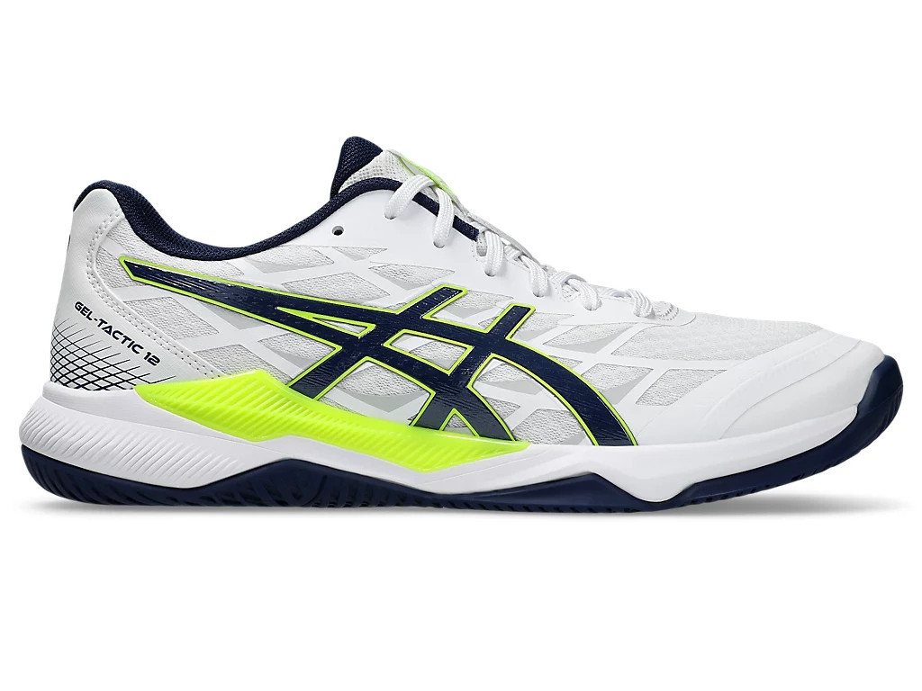 Asics GEL-TACTIC 12 WHITE/BLUE EXPANSE Basketballschuh Asics GEL-TACTIC 12 WHITE/BLUE EXPANSE Basketballschuh von Asics