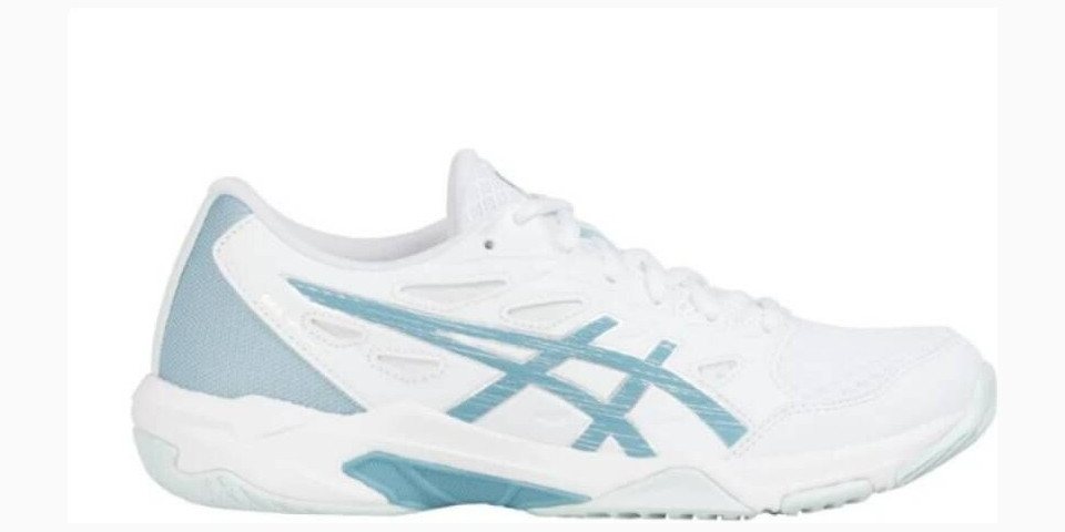Asics Gel-Flare - Damen Hallenschuh - weiß/blau Trainingsschuh Asics Gel-Flare - Damen Hallenschuh - weiß/blau Trainingsschuh von Asics