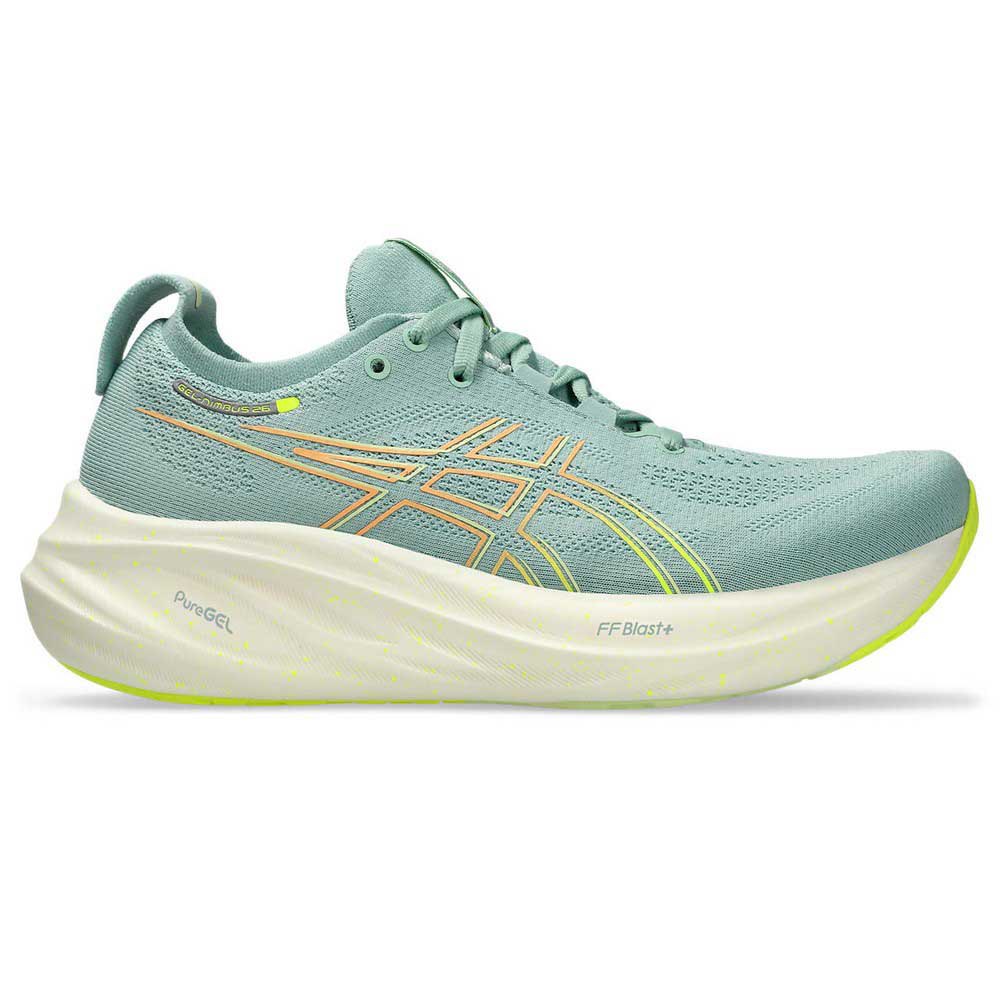 Asics Gel-nimbus 26 Running Shoes Grün EU 39 1/2 Frau von Asics