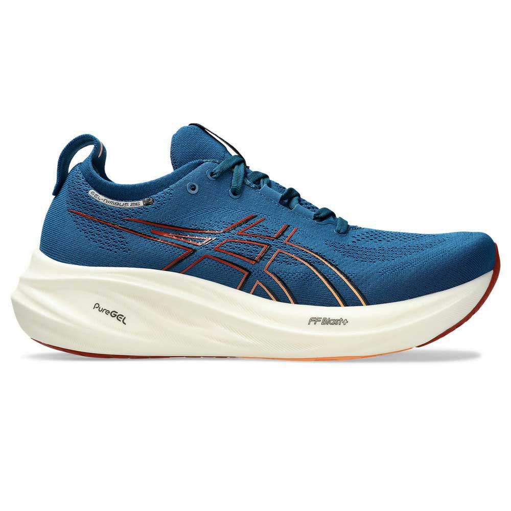 Asics Gel-nimbus 26 Running Shoes Blau EU 40 Mann Asics Gel-nimbus 26 Running Shoes Blau EU 40 Mann von Asics