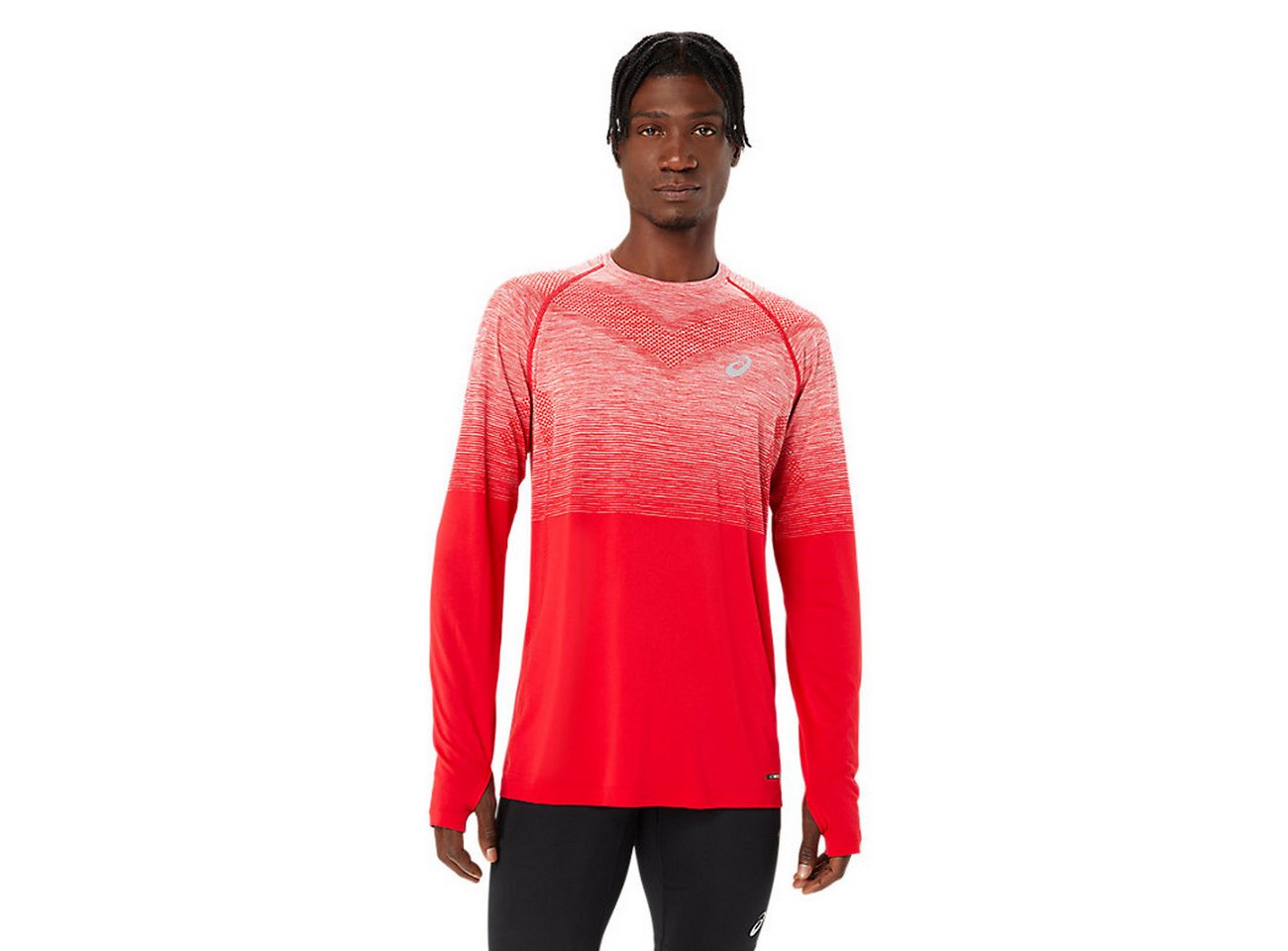 Asics Laufshirt Asics Seamless LS Top Herren Classic Red L von Asics