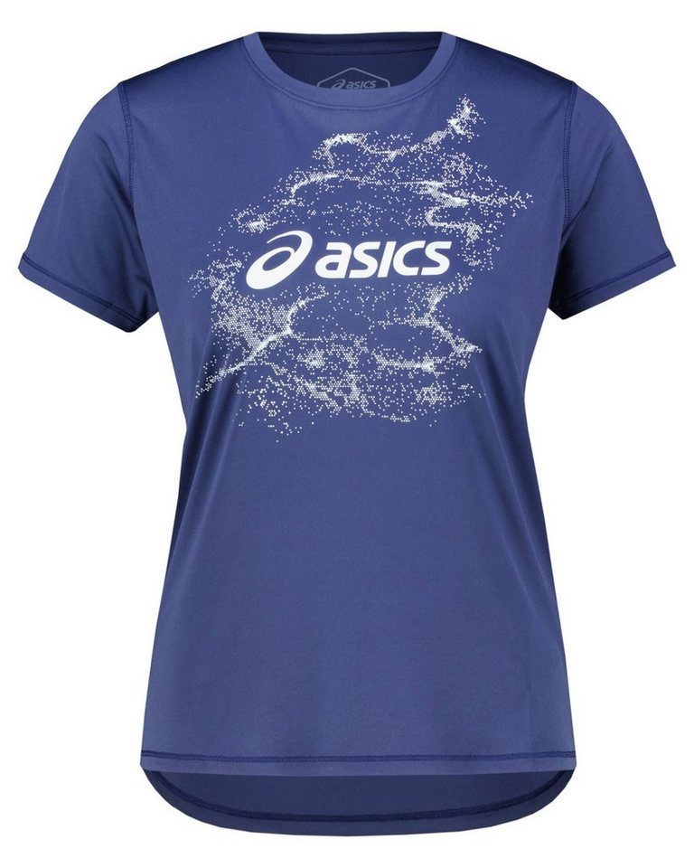 Asics Laufshirt Damen Laufshirt NAGINO GRAPHIC RUN Regular Fit (1-tlg) von Asics