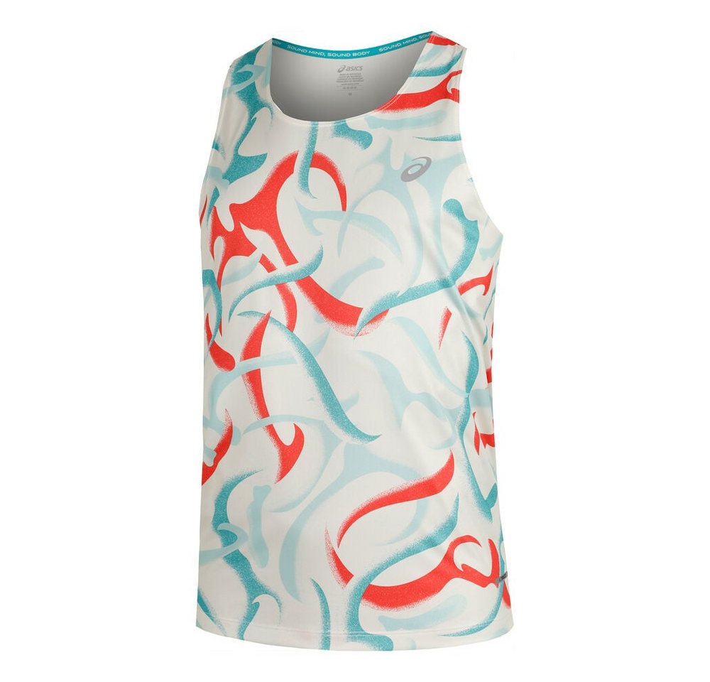Asics Laufshirt Road AOP Singlet Asics Laufshirt Road AOP Singlet von Asics