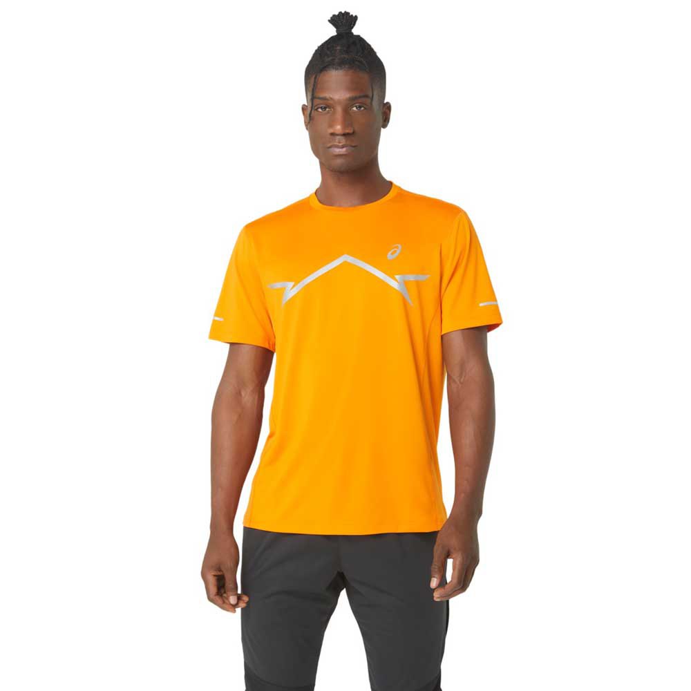 Asics Lite-show Short Sleeve T-shirt Orange 2XL Mann von Asics
