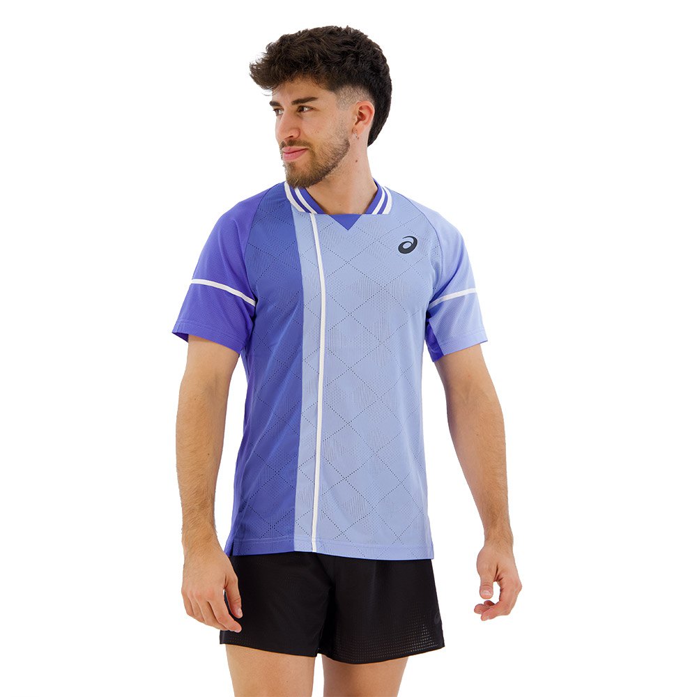 Asics Match Actibreeze Short Sleeve T-shirt Blau M Mann von Asics