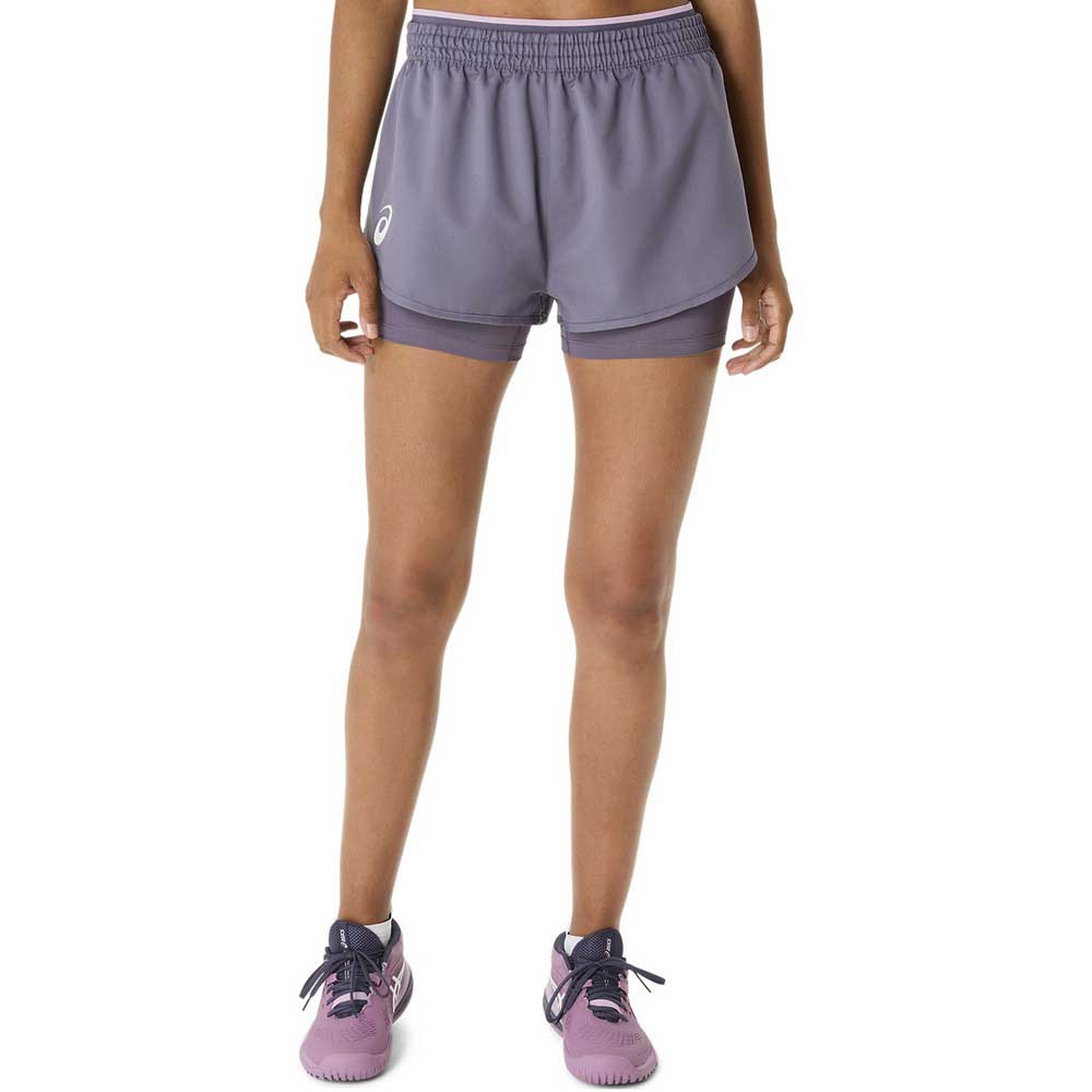 Asics Match Shorts Lila L Frau von Asics