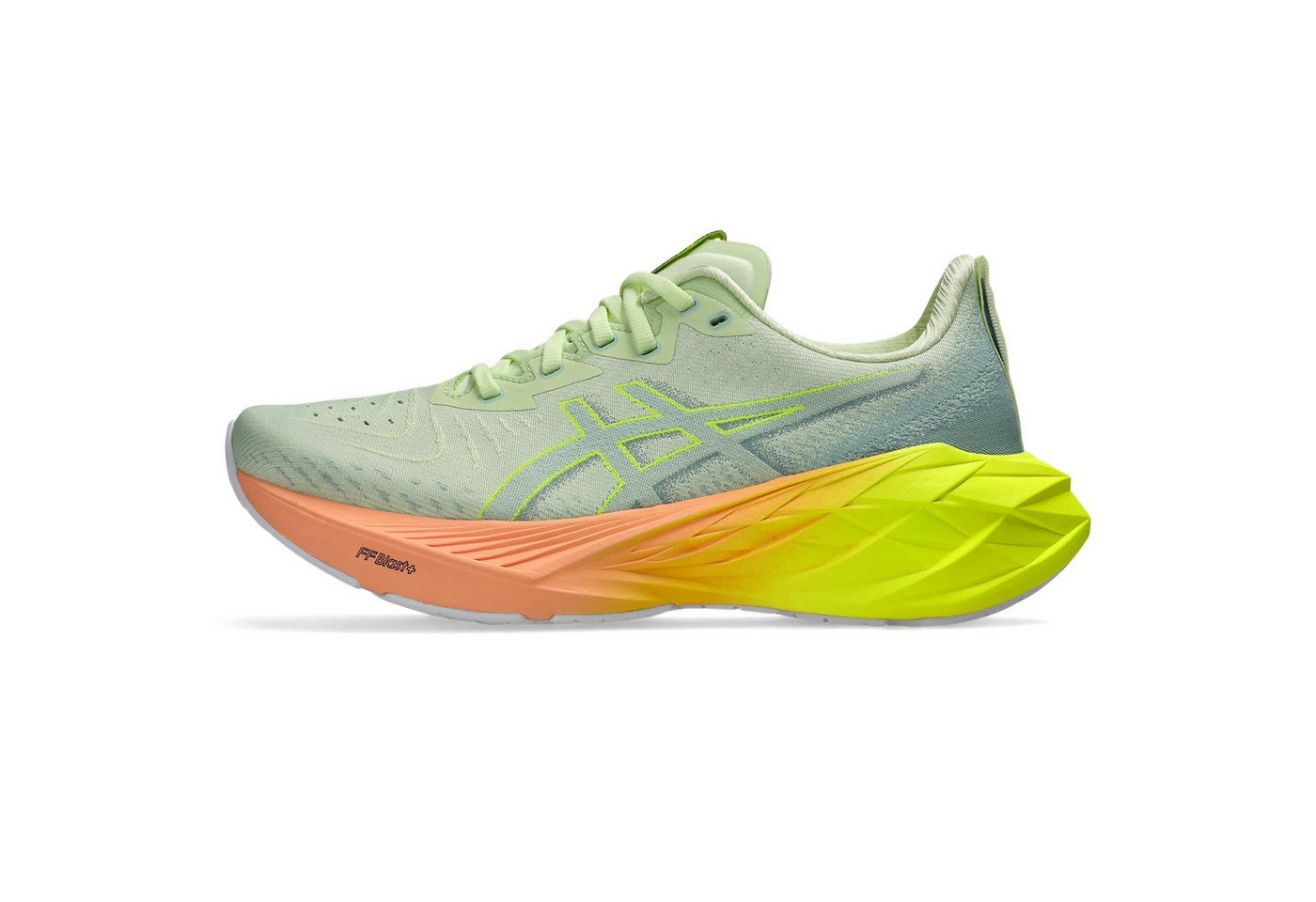 Asics NOVABLAST 4 PARIS COOL MATCHA/SAFETY YELLOW Laufschuh Asics NOVABLAST 4 PARIS COOL MATCHA/SAFETY YELLOW Laufschuh von Asics