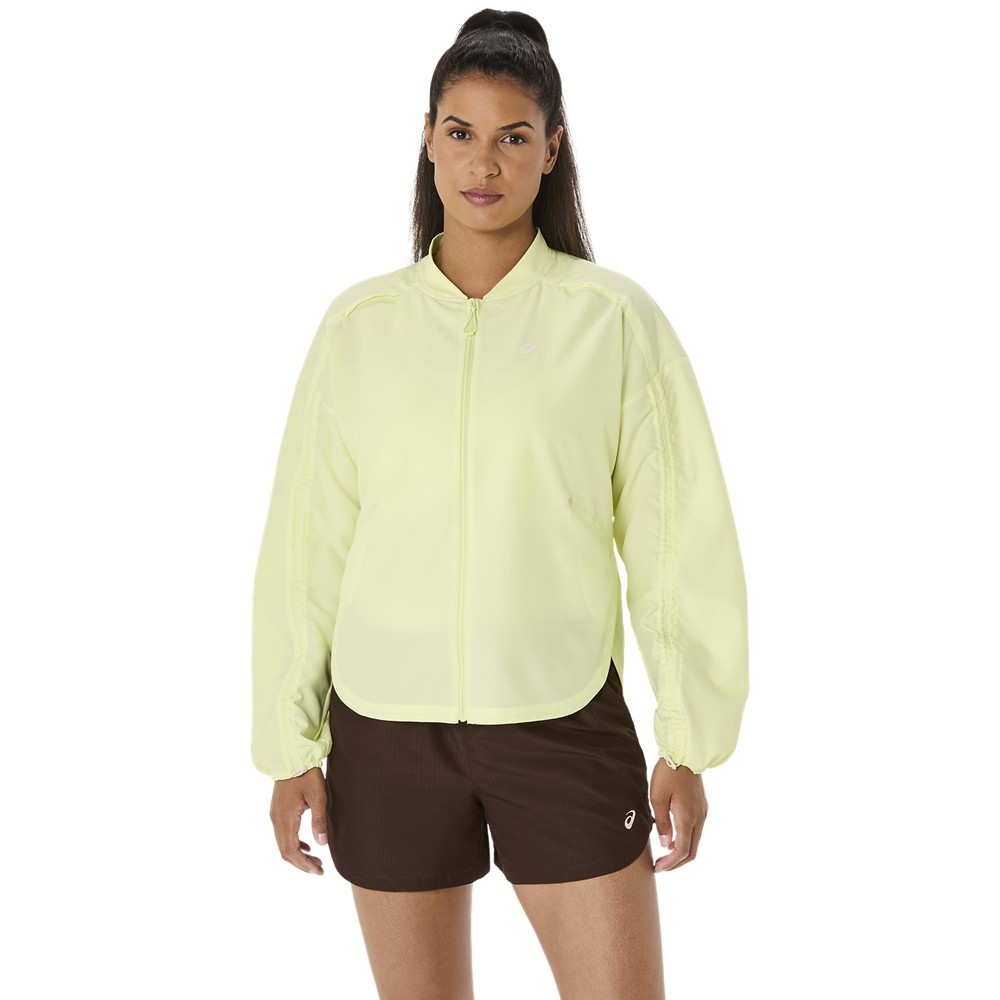 Asics Nagino Run Adjustable Jacket Gelb S Frau Asics Nagino Run Adjustable Jacket Gelb S Frau von Asics