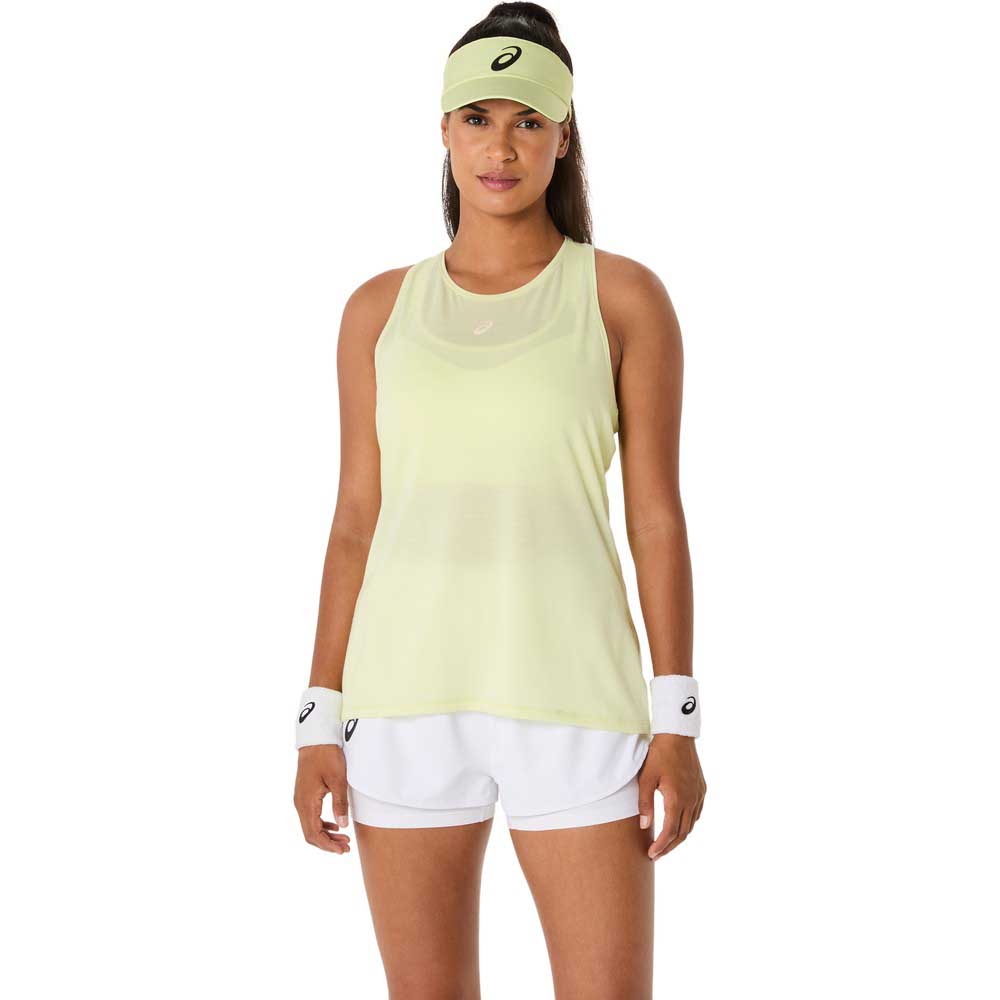 Asics Nagino Run Adjustable Sleeveless T-shirt Gelb L Frau Asics Nagino Run Adjustable Sleeveless T-shirt Gelb L Frau von Asics