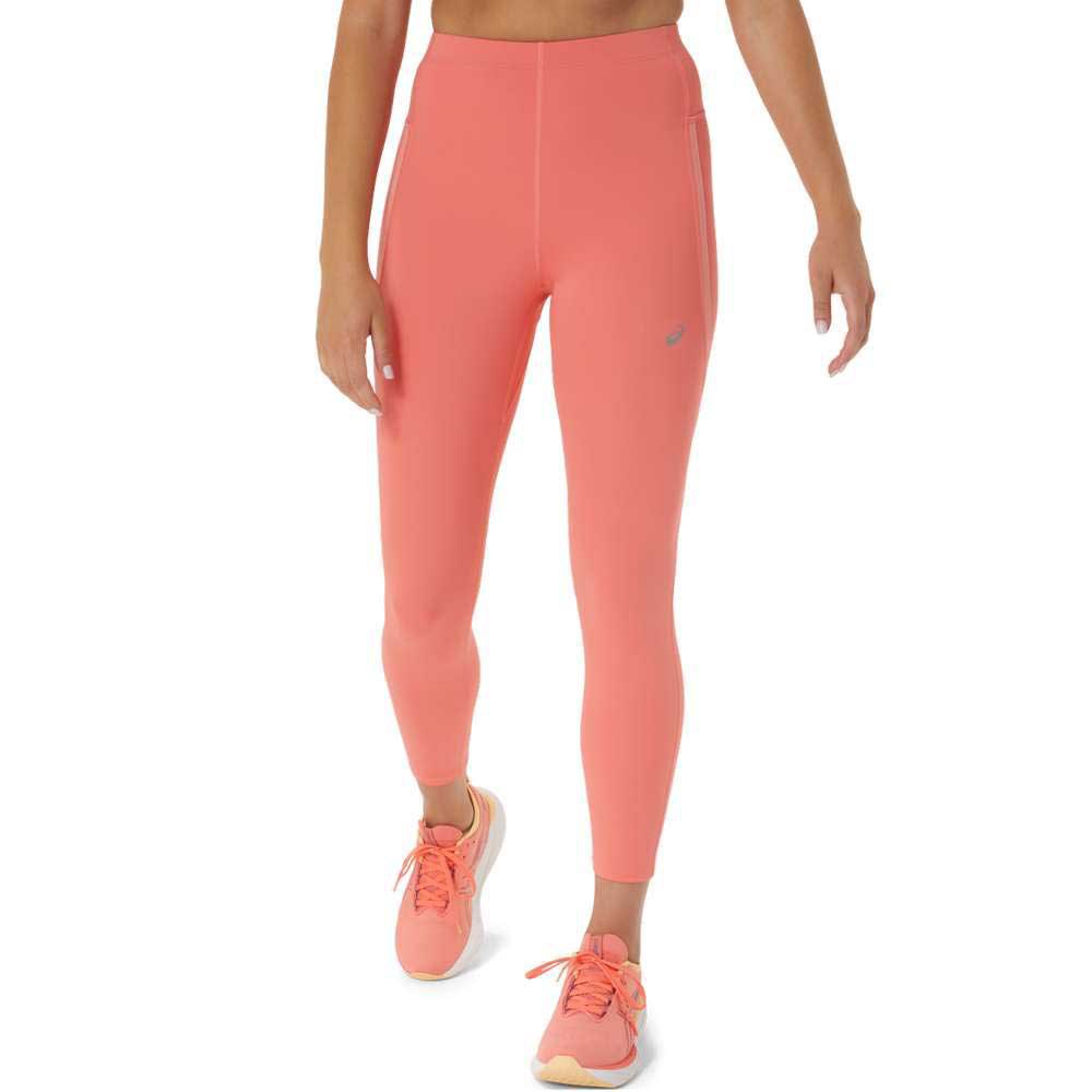 Asics Race High Waist Leggings Orange L Frau von Asics