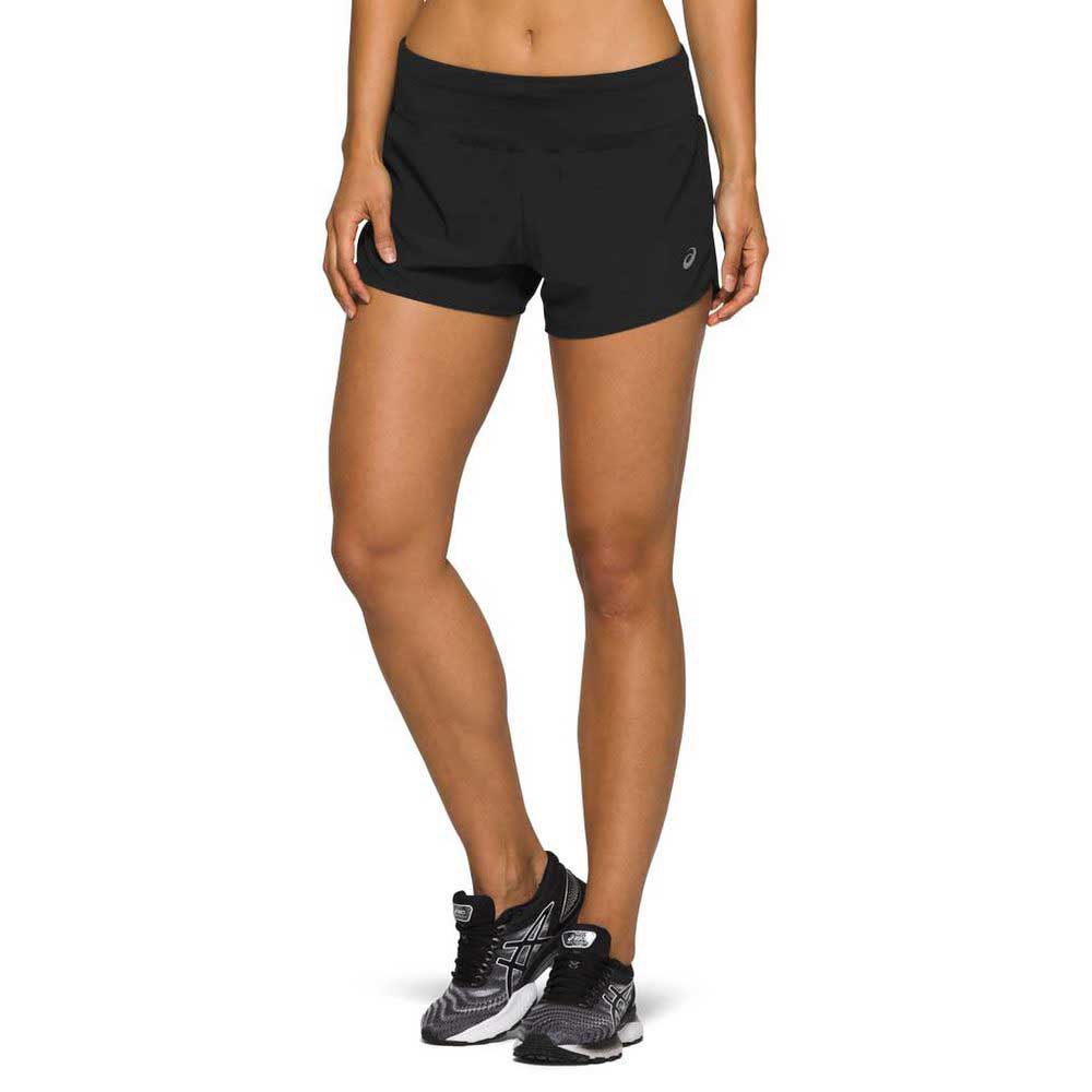 Asics Road 3.5´´ Shorts Schwarz M Frau von Asics