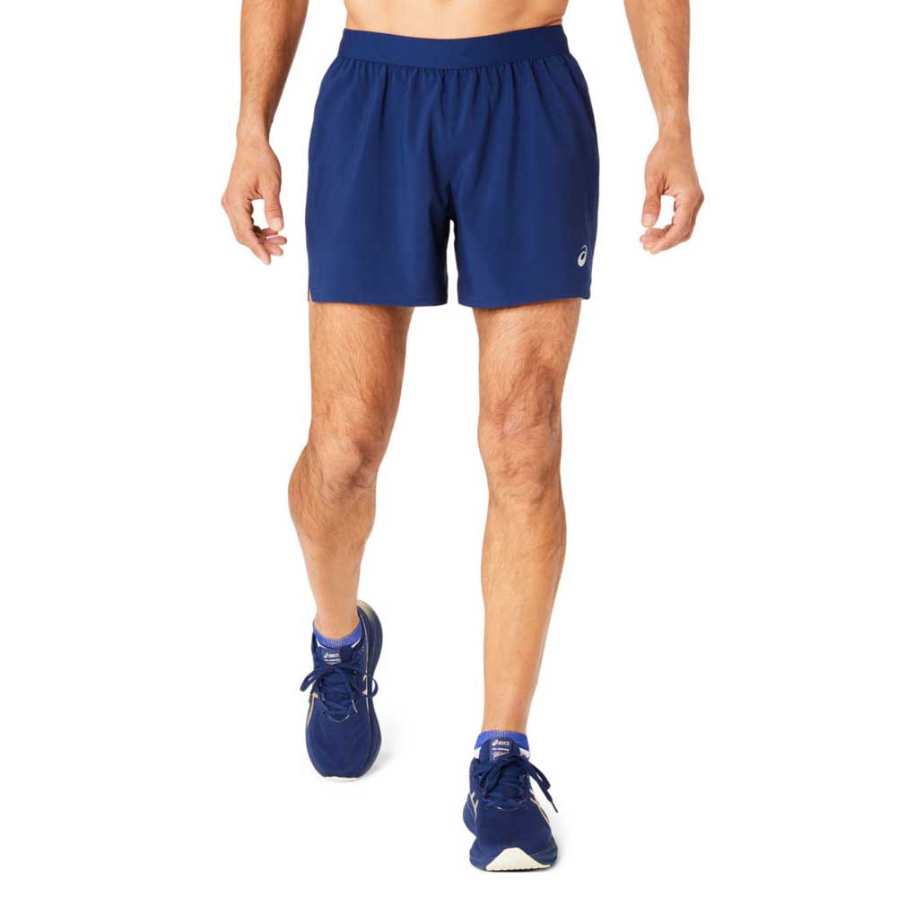 Asics Road 5inch Shorts Blau L Mann von Asics