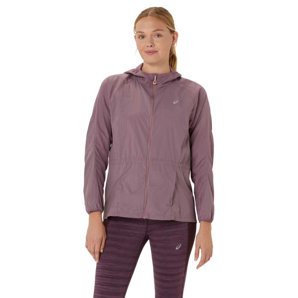 Asics Road Packable Jacket Lila S Frau von Asics