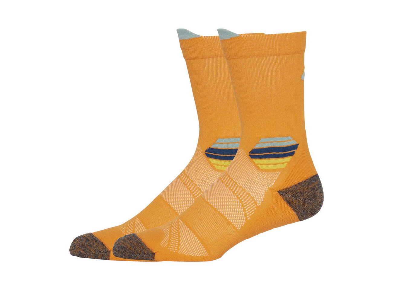 Asics Sportsocken Asics Fujitrail Run Crew Sock Fellow Yellow Dark Mint 39-42 Asics Sportsocken Asics Fujitrail Run Crew Sock Fellow Yellow Dark Mint 39-42 von Asics