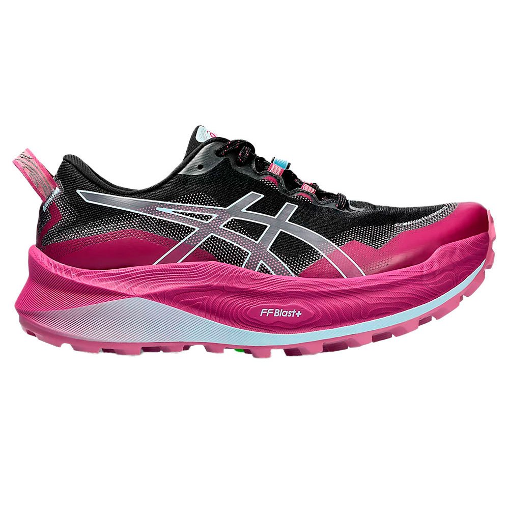 Asics Trabuco Max 3 Trail Running Shoes Schwarz,Rosa EU 38 Frau von Asics