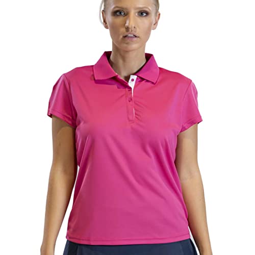 Asioka 102/14 Polo-Shirt mit kurzen Ärmeln, Damen L Fuchsia Asioka 102/14 Polo-Shirt mit kurzen Ärmeln, Damen L Fuchsia von Asioka