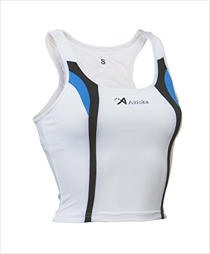 Asioka 125/15 Sportliches Top Mit Trägern, Damen M weiß Asioka 125/15 Sportliches Top Mit Trägern, Damen M weiß von Asioka