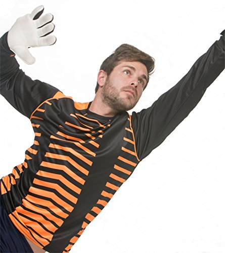 Asioka 156/17 Torwart-Shirt, Lange Ärmel Unisex Erwachsene L Orange/Schwarz Asioka 156/17 Torwart-Shirt, Lange Ärmel Unisex Erwachsene L Orange/Schwarz von Asioka