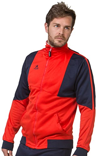 Asioka 193/17 N Trainingsanzug-Jacke, Kinder, Kinder, 193/17N, Rot/Marineblau, 8/4XS von Asioka