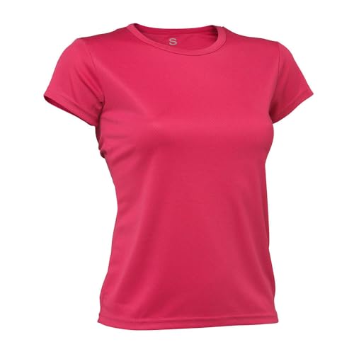 Asioka 356/16 Technisches T-Shirt, Damen S Fuchsia von Asioka