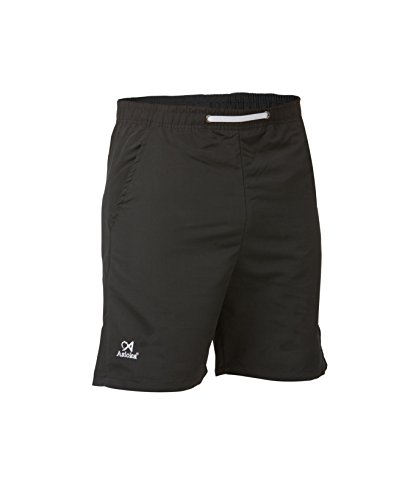 Asioka 93/17n - Kurze Sporthose mit Taschen, Unisex Kinder XS Schwarz von Asioka