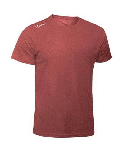 Asioka Laufshirt für Herren, Kurzarm, Fluss, Jaspis, atmungsaktiv, Sport-T-Shirt für Herren, Padel-Shirt für Herren, Crossfit-Shirt für Herren Asioka Laufshirt für Herren, Kurzarm, Fluss, Jaspis, atmungsaktiv, Sport-T-Shirt für Herren, Padel-Shirt für Herren, Crossfit-Shirt für Herren von Asioka