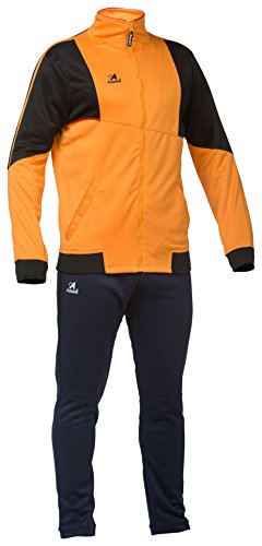 Asioka Trainingsanzug 193 – 189/17 N, Kinder, Kinder, 193-189/17N, Orange/Schwarz, 46 von Asioka