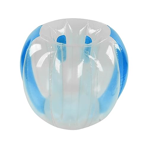 Asixxsix Aufblasbarer Stoßball für Kinder und Erwachsene, 90 x 80cm PVC-menschlicher Kollisionsball-beweglicher Körper-Blase-Bounce-Ball im Freien Spielzeug für Aktivitäten (blau von Asixxsix